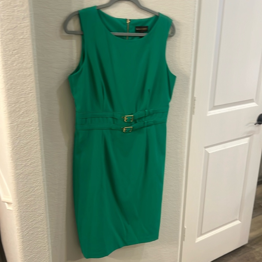 Dana Bachman Kelly Green Dress- Size 12